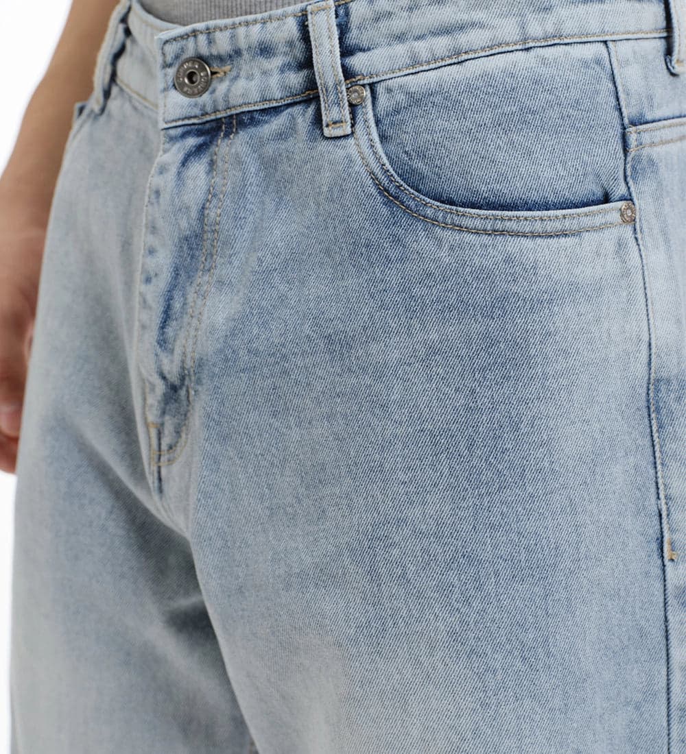 Men’s Wide Leg Denim Jeans