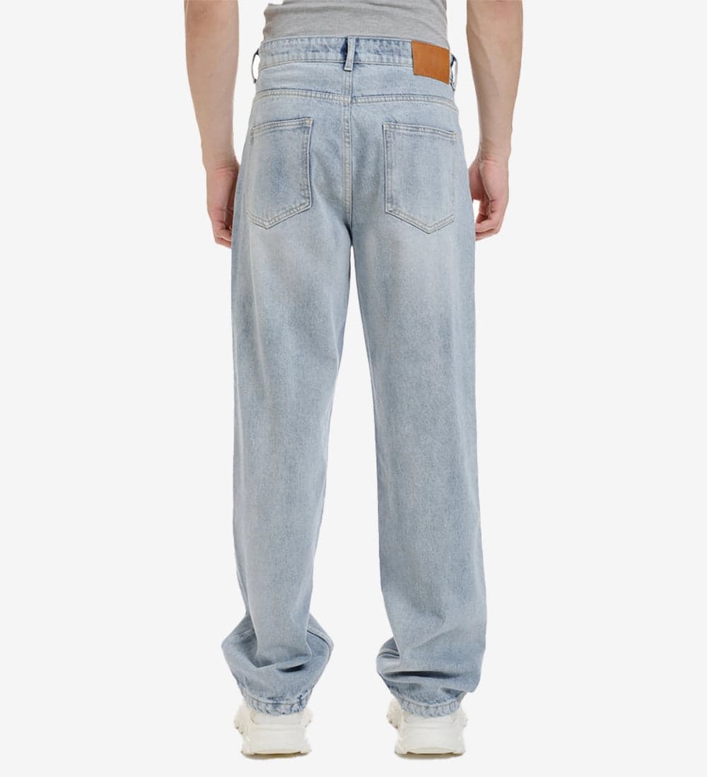 Loose Fit Straight Denim Jeans