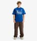 Relaxed Fit Blue Polo T-Shirt