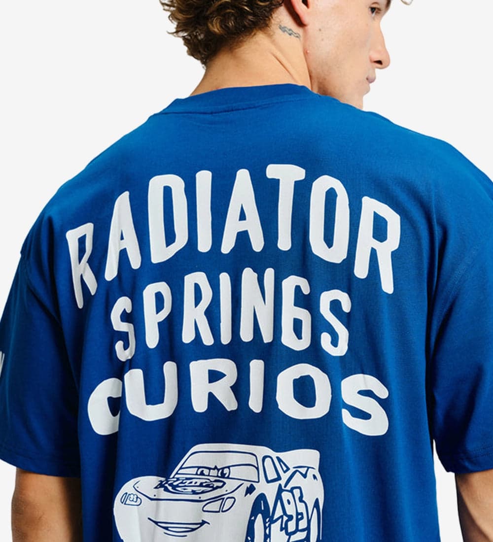Relaxed Fit Blue Polo T-Shirt